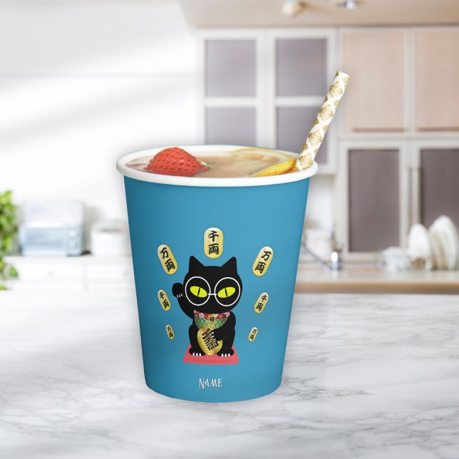 Maneki Neko Lucky Poilue Paper Cups (Maneki Neko Lucky Poilue Paper Cups)