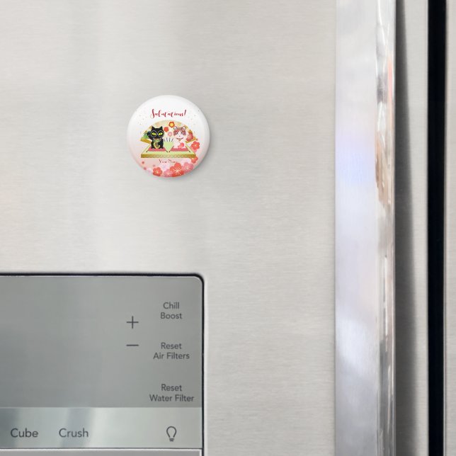 Maneki Neko Lucky Poiluna Magnet (In Situ (Fridge))