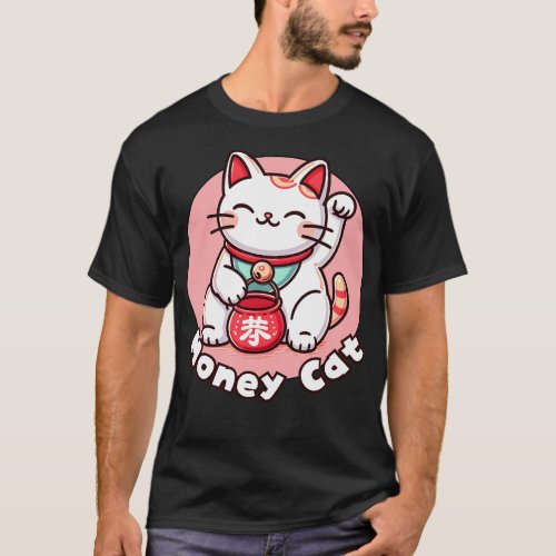 Maneki Neko Money cat T_Shirt