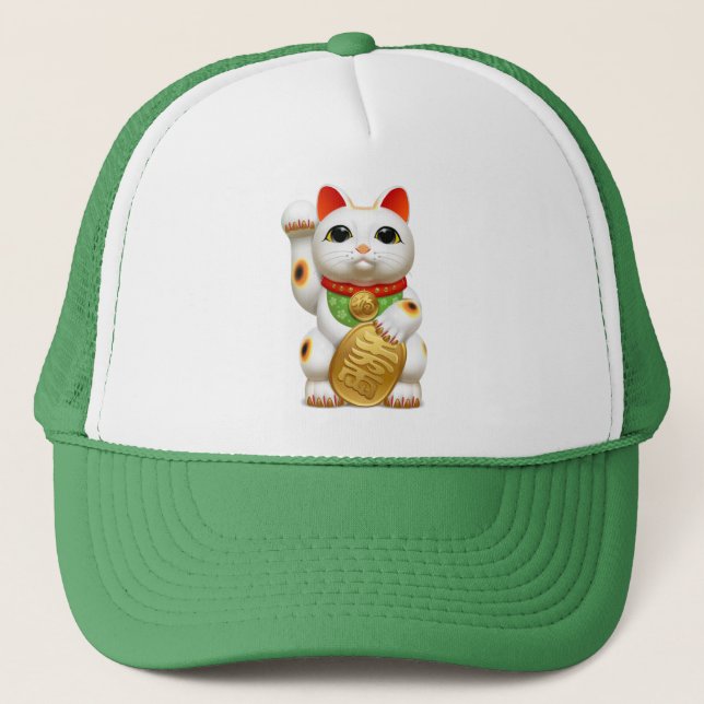 Maneki Neko Trucker Hat (Front)