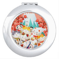 Manekineko Hanami Party Mirror Compact