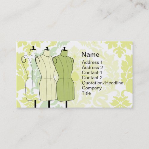 Manequins - Business Business Card Templates