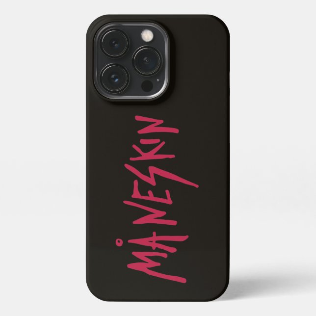 Maneskin Black & Red Logo Phonecase iPhone Case (Back)