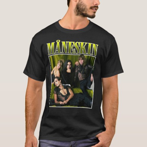 MANESKIN Mneskin Winner Eurovision Rock Band 2021 T_Shirt