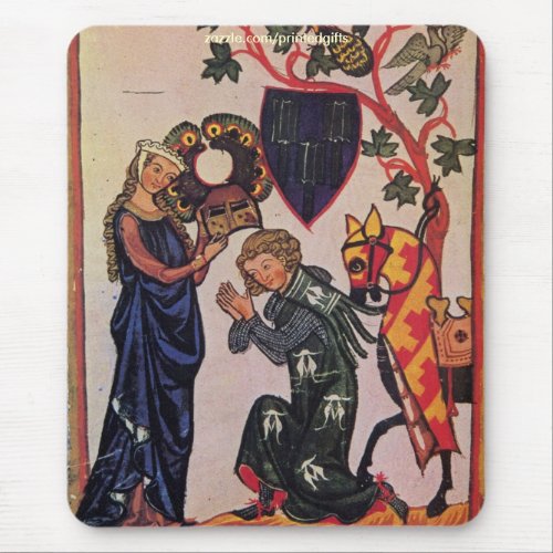 Manesse Codex Religious Art Mousepad