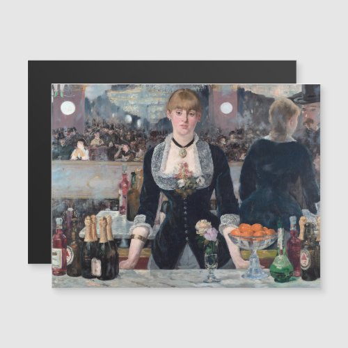Manet _ A Bar at the Folies_Bergere Magnetic Card