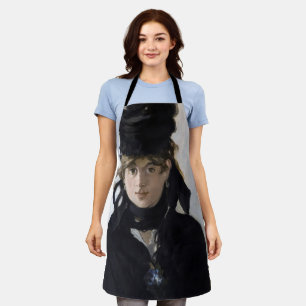 Manet - Berthe Morisot with a bouquet of violets Apron