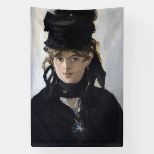 Manet _ Berthe Morisot with a bouquet of violets Banner