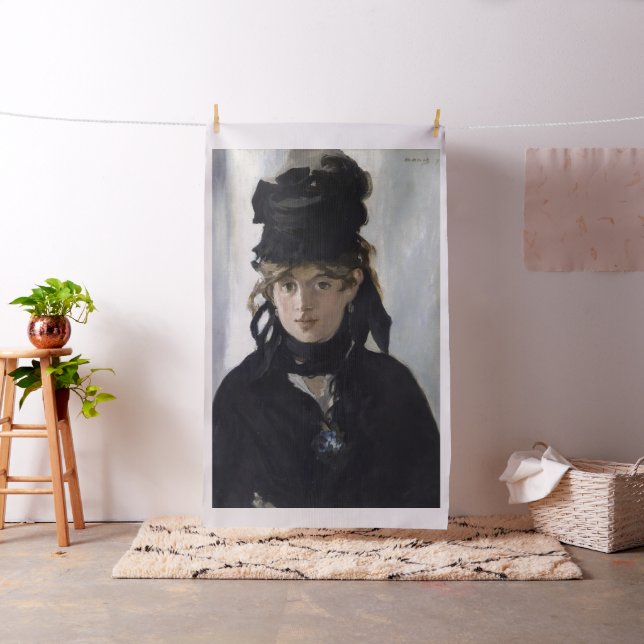 Manet - Berthe Morisot with a bouquet of violets Fabric (In Situ)