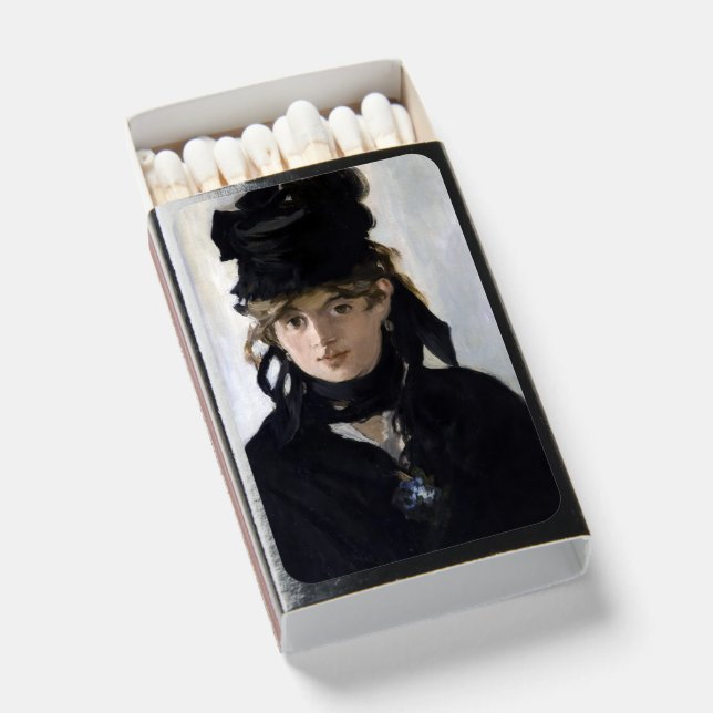 Manet - Berthe Morisot with a bouquet of violets Matchboxes (Front Open)