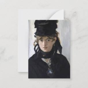 Manet - Berthe Morisot with a bouquet of violets Note Card