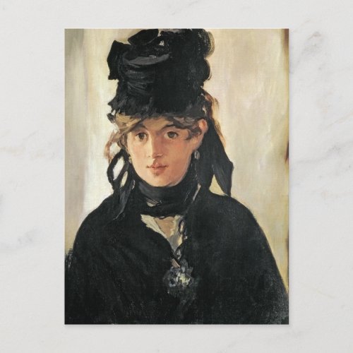 Manet  Berthe Morisot with a Bouquet of Violets Postcard