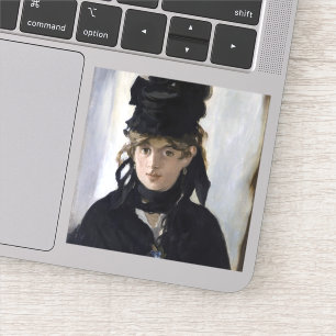 Manet - Berthe Morisot with a bouquet of violets Sticker