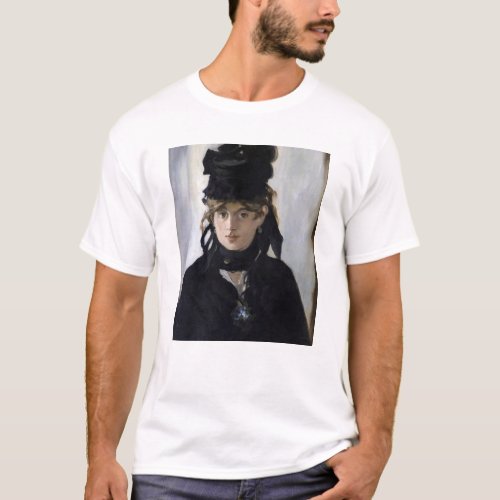 Manet _ Berthe Morisot with a bouquet of violets T_Shirt