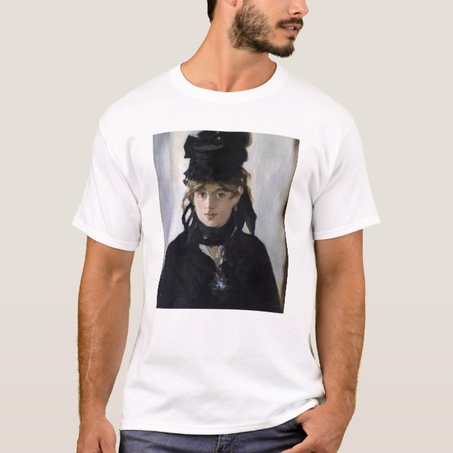 Manet - Berthe Morisot with a bouquet of violets T-Shirt (Front)