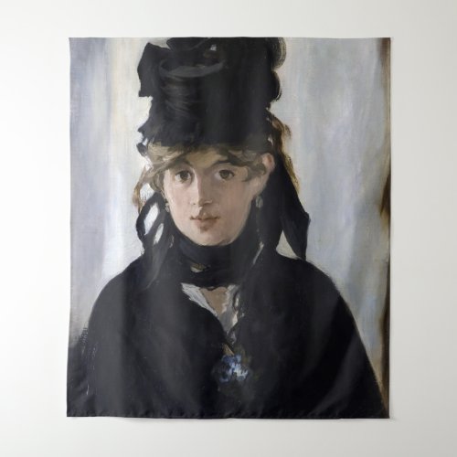 Manet _ Berthe Morisot with a bouquet of violets Tapestry