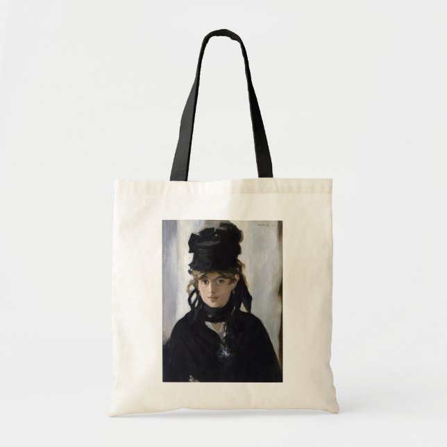 Manet - Berthe Morisot with a bouquet of violets Tote Bag (Front)