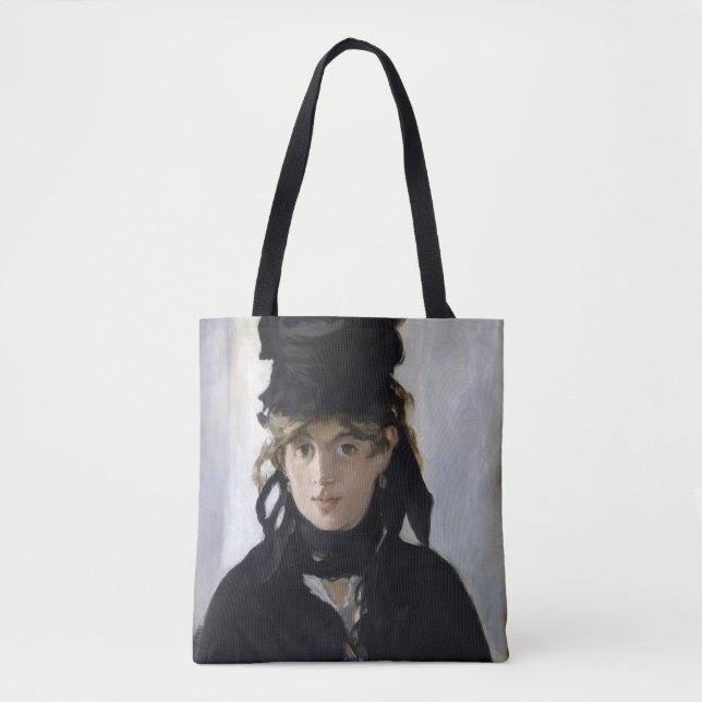 Manet - Berthe Morisot with a bouquet of violets Tote Bag (Front)
