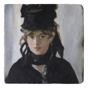 Manet - Berthe Morisot with a bouquet of violets Trivet