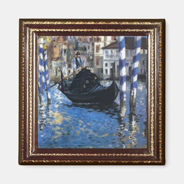 Manet Blue Venice Masterpiece Magnet (Front)