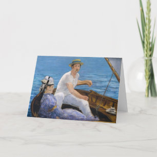 Manet Boating Greeting Card