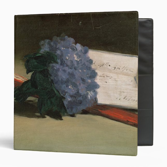 Manet | Bouquet of Violets, 1872 3 Ring Binder (Front/Inside)