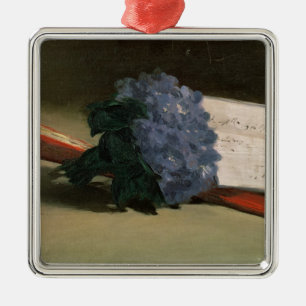 Manet Bouquet of Violets, 1872 Metal Ornament