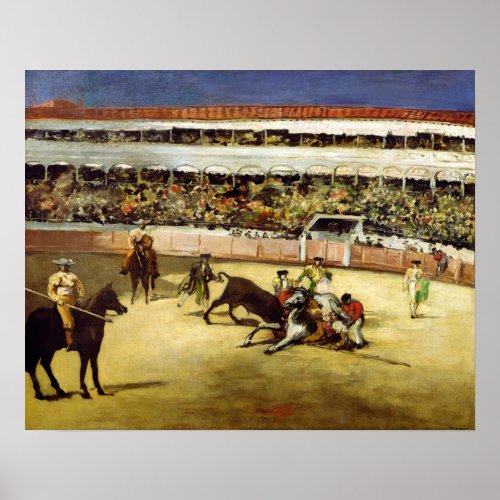 Manet  Bull Fight 1865 Poster