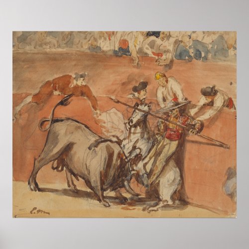 Manet _ Bullfight 1865 Poster
