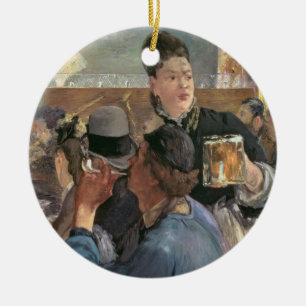 Manet Corner of a Cafe-Concert, 1878-80 Ceramic Ornament