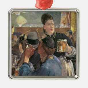 Manet Corner of a Cafe-Concert, 1878-80 Metal Ornament
