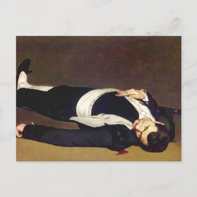 Manet Dead Matador Postcard (Front)