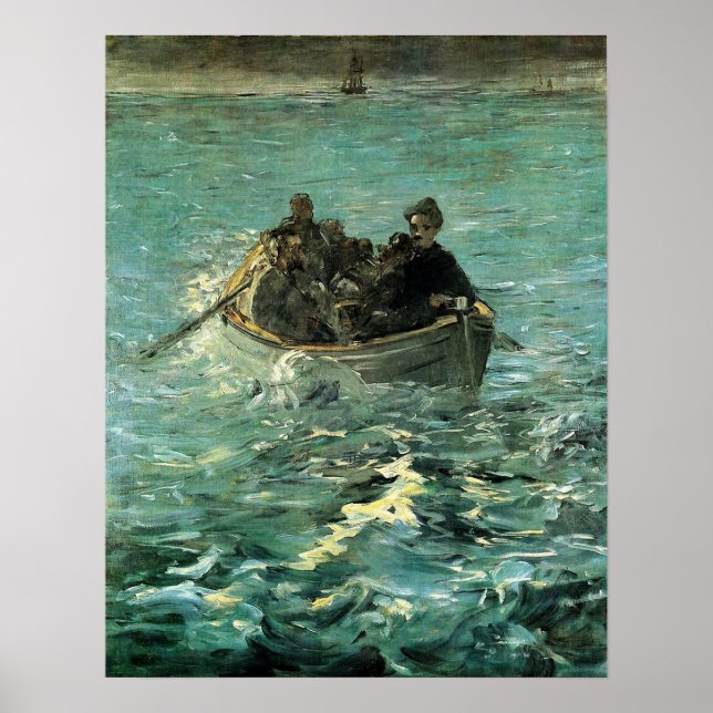 Manet - Escape Of Rochefort, 1880 Poster (Front)