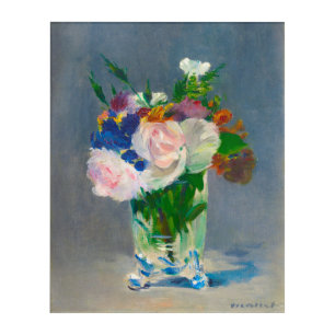 Manet Flowers in a Crystal Vase Acrylic Print
