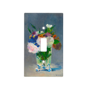 Manet Flowers in a Crystal Vase Light Switch Cover