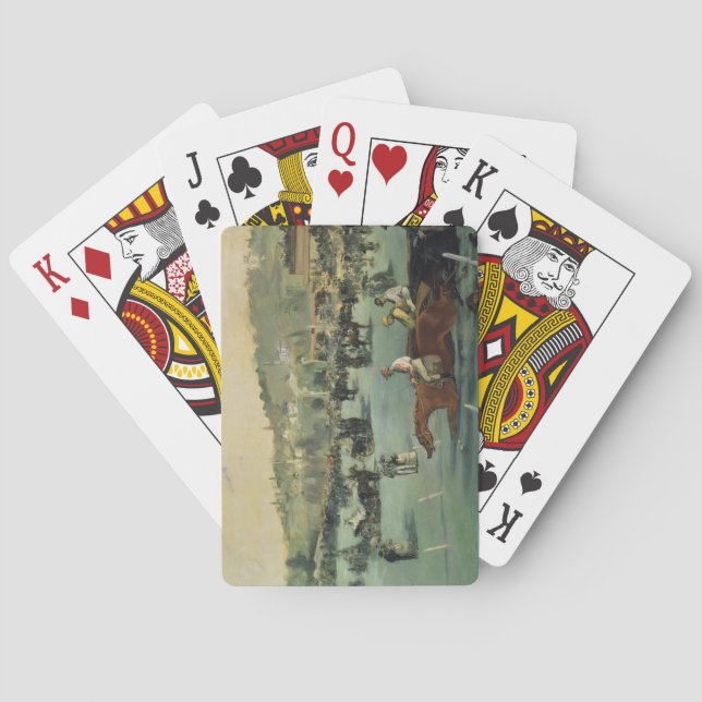 Manet | Horse Racing, 1872 Poker Cards (Back)