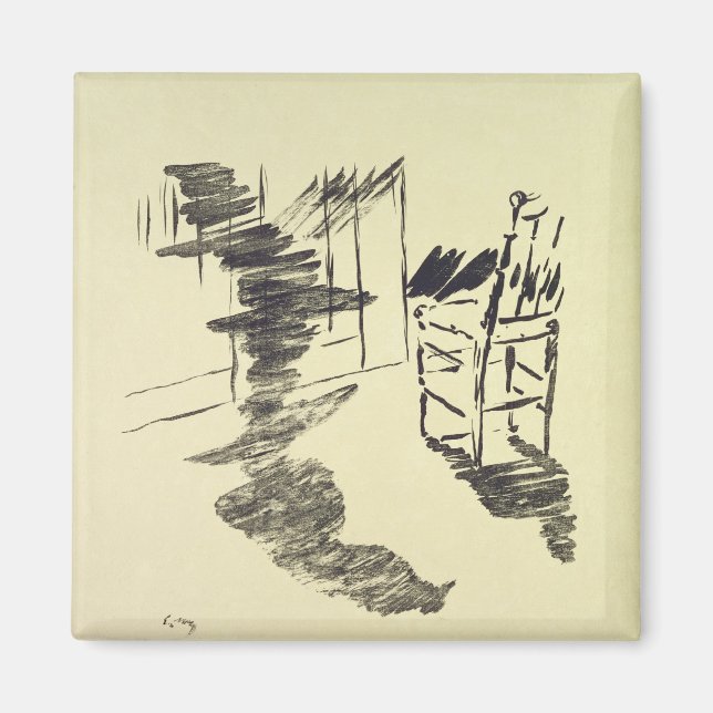 Manet | Illustration for 'The Raven' Magnet (Front)