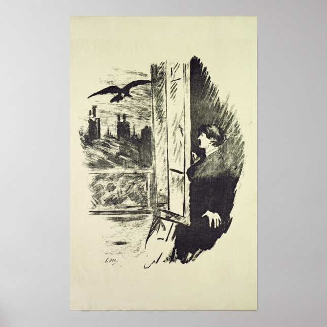 Manet | Illustration for 'The Raven' Poster (Front)