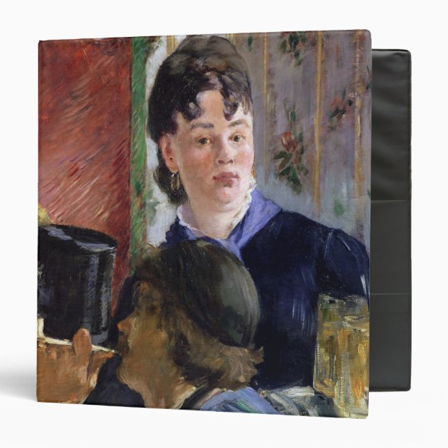 Manet | La Serveuse de Bocks, 1878-79 3 Ring Binder (Front/Inside)