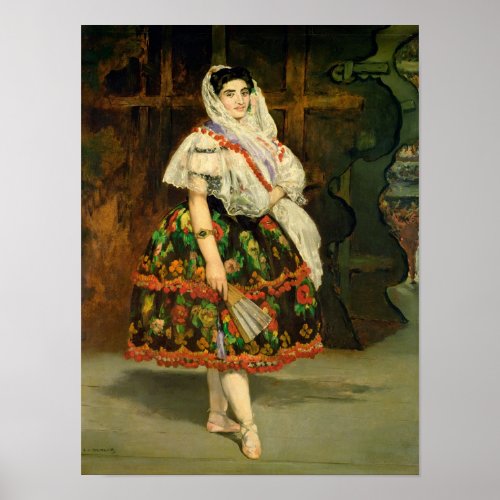 manet  Lola de Valence 1862 Poster