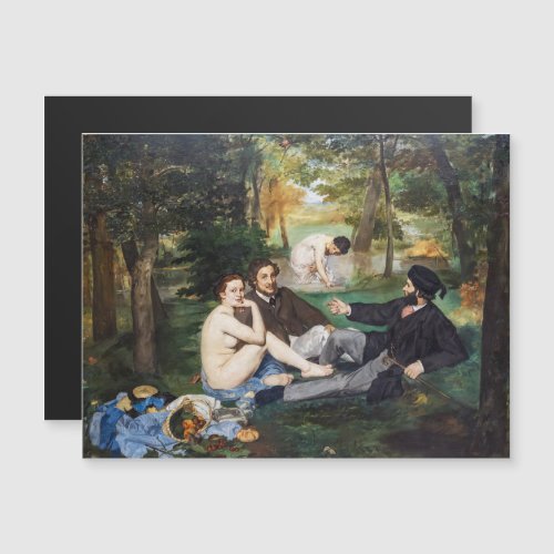 Manet _ Luncheon on the Grass Magnetic Card
