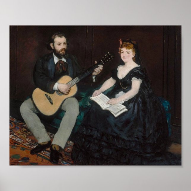 Manet, Music Lesson Poster (Front)