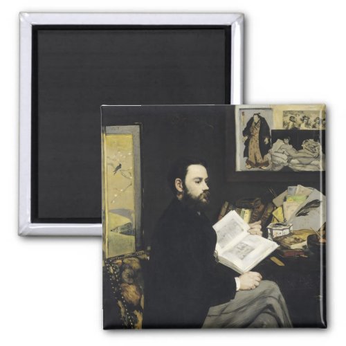 Manet  Portrait of Emile Zola  1868 Magnet