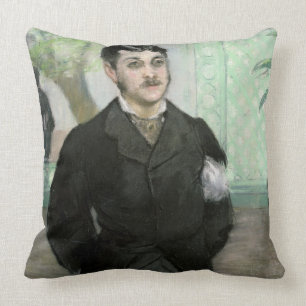Manet   Portrait of M. Gauthier-Lathuille Throw Pillow