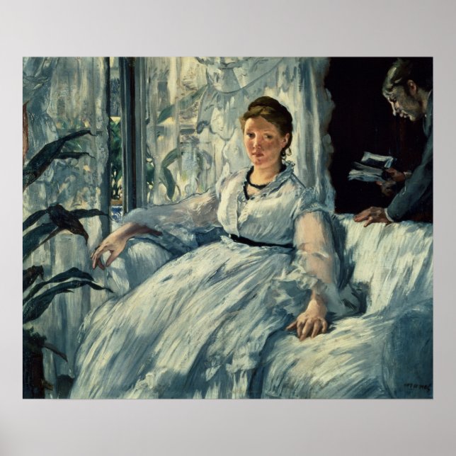 Manet | Reading, 1865 Poster (Front)