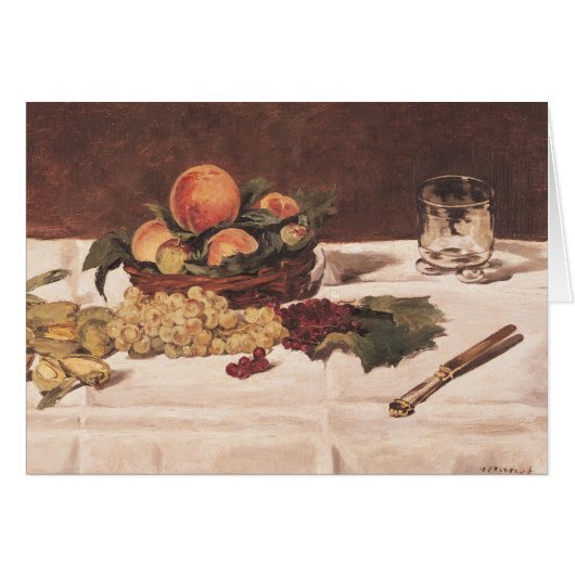 Manet | Still Life: Fruit on a Table, 1864 (Front Horizontal)