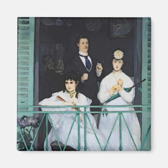 Manet | The Balcony, 1868-9 Magnet (Front)