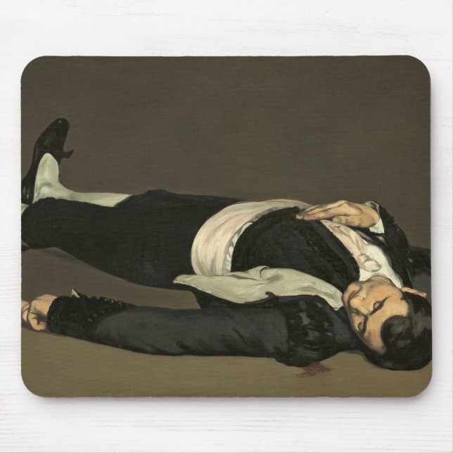 Manet | The Dead Toreador, c.1864 Mouse Pad (Front)