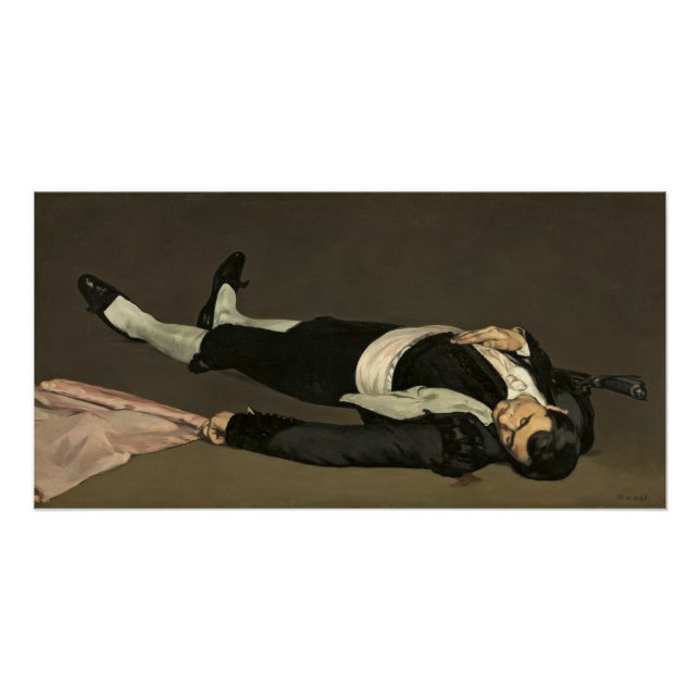 Manet | The Dead Toreador, c.1864 Poster (Front)