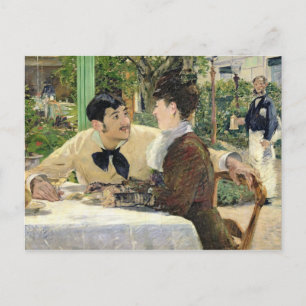 Manet The Garden of Pere Lathuille, 1879 Postcard